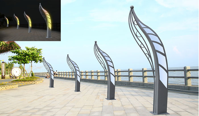 戶外廣場(chǎng)景觀燈設(shè)計(jì)效果圖