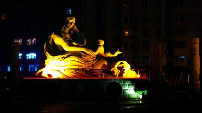 公園\廣場(chǎng)雕塑照明效果