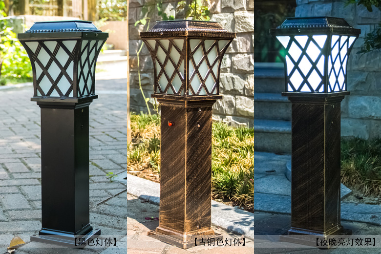 (QDTYN-CP004)小區(qū)平蓋仿古漁網(wǎng)LED太陽能草坪燈圖片展示