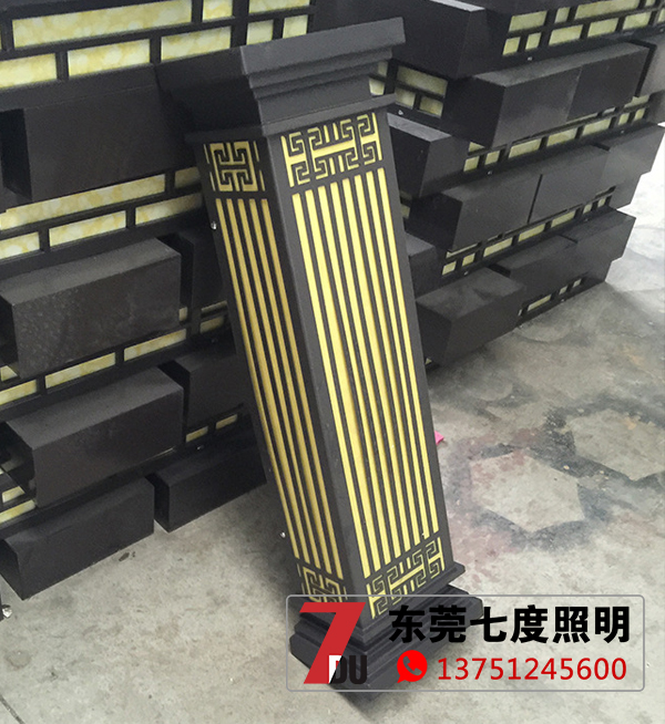 長(zhǎng)條形仿云石戶外墻壁燈定制廠家-七度照明